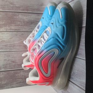 Nike Air Max 720 Lava Glow Blue Fury Shoes AR9293-600 Womens Size 8